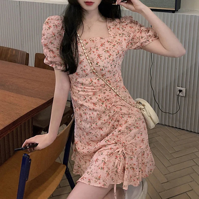 Summer Women Pink Short Sleeve